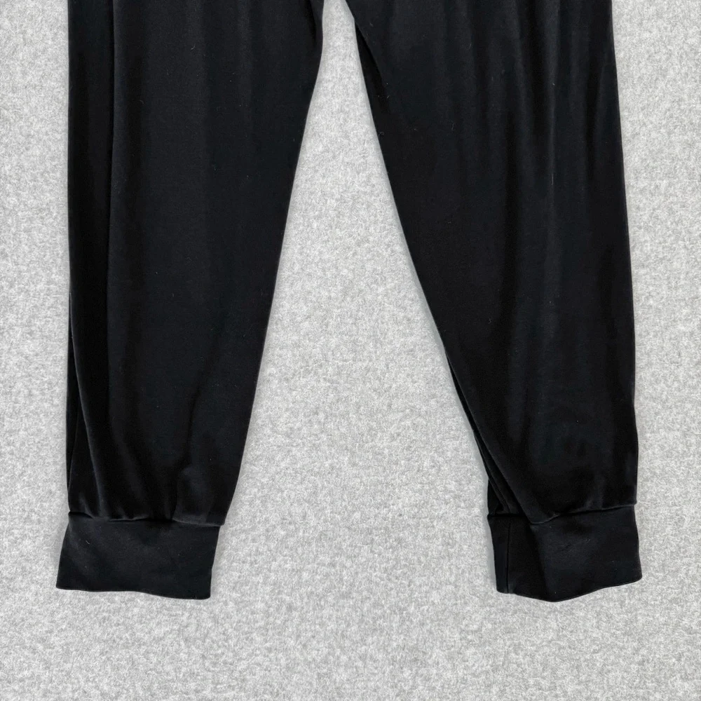 Cozy Earth Womens Bamboo Jogger Pants Black Size Medium Loungewear Comfy Stretch - Picture 8 of 16